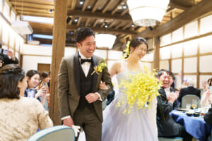 ゲストと距離の近い結婚式